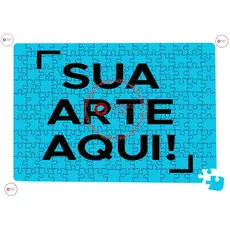 Quebra Cabeça Personalizado Nomes Fotos Imagens Grande com 120pcs