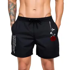 Short Masculino Bermuda Tactel Rosa Solitaria - Confortavel Ideal para Esporte, Futebol, Skate