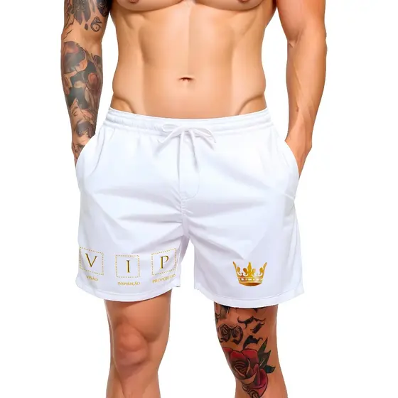 Short Mauricinho Vip Bermuda Masculina - Antiodor e Design Esportivo Ideal para Academia, Skate
