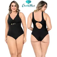 Maio Banho De Mar Forte Compressao Modela E Reduz Medidas Verao Moda Praia