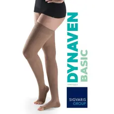 Meia Compressiva 7/8 AGH Sigvaris Basic Média Compressão 20-30mmhg Pé Aberto Sem Ponteira