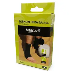 Par Tornozeleira Elástica Protetor Tornozelo Esporte Mercur