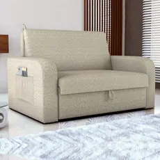 Sofá-Cama 140cm 2 Lugares com Baú Multimóveis CR45260