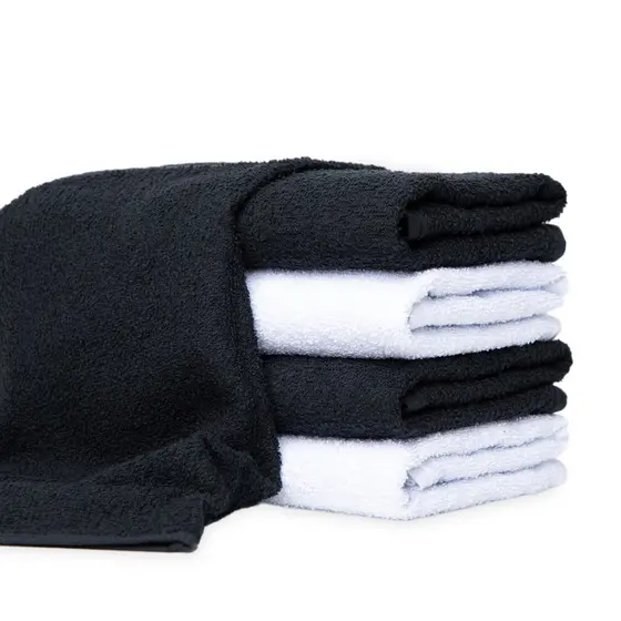 Toalha de Rosto para Salão De Beleza e Cabelereiro Espessura Grossa - 68 x 43cm 100% Algodão Puro Ultra Absorvente