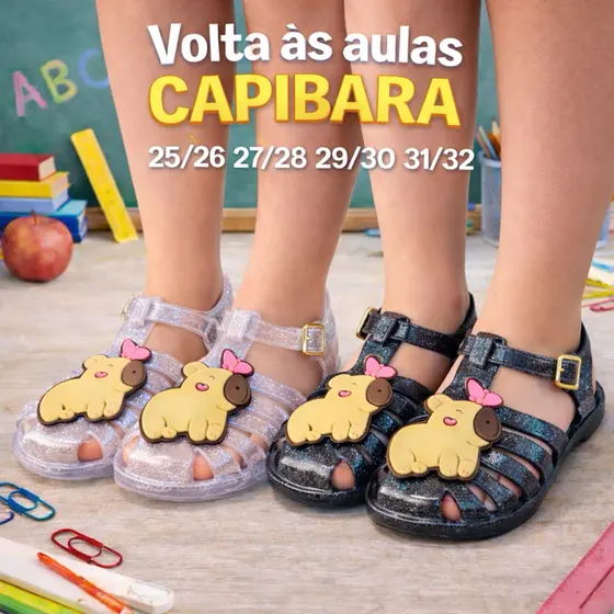 SANDALIA FEMININA INFANTIL CAPIVARA 25 ao 32 REF.5