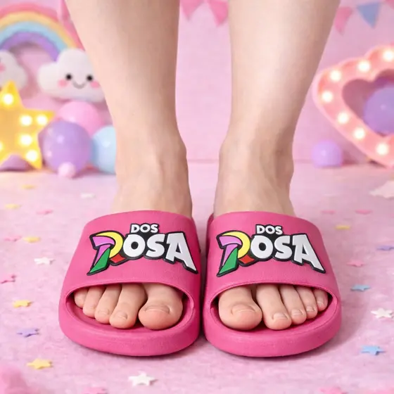 Chinelo Nuvem infantil Slid kpop dos ROSA ref.14