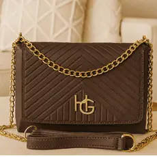 Bolsa de lado Feminina tiracolo transversal de corrente correntinha de ombro pequena Moderna