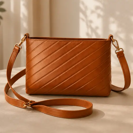 Bolsa Feminina Tiracolo Transversal Pequena com Corrente Moderna e Elegante