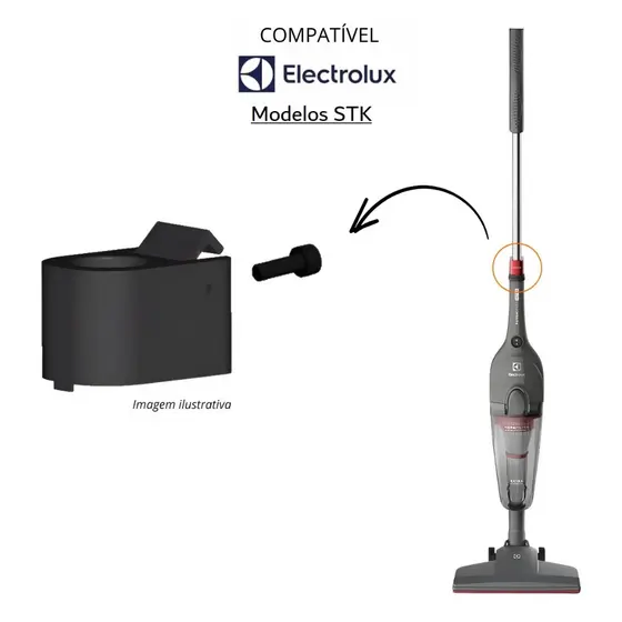 Conector Pegador Electrolux STK15 Reforçado Encaixe Perfeito STK12 STK13 STK14 STK16 e STK17