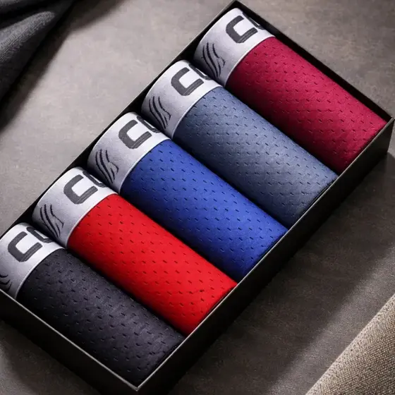 Kit 10 Cuecas Box Boxer DRY FIT Masculina Microfibra Premium