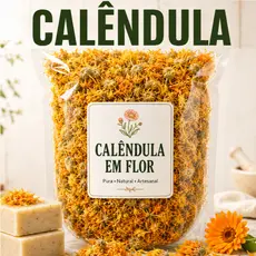 Calêndula em Flor Granel Planta Chá Infusão Sabonete Artesanal Banho