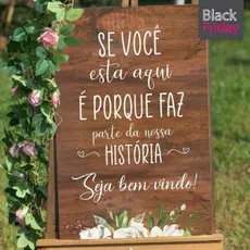 Placa Decorativa Para Casamento Personalizada Sejam Bem Vindos Nome Do Casal