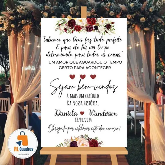 Placa Decorativa Para Casamento Personalizada Bem Vindos Nome Do Casal
