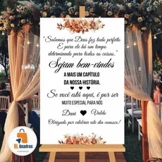 Quadro Placa Decoração Para Casamento Seja Bem Vindo Personalizado Nome Do Casal