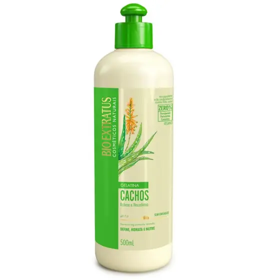 BIO EXTRATUS FINALIZADOR GELATINA 500 ml (BABOSA E MACADAMIA)