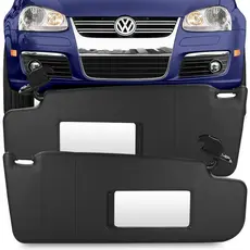 Quebra Tapa Sol Jetta Golf 2008 A 2012 Preto Com Espelho