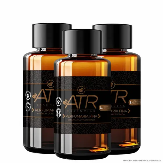 Essências Vollmens Linha Universal Premium Para Velas e Sabonetes - KIT 3 x 30G