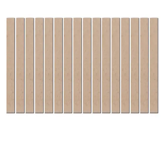 Kit 40 Ripas Cru Mdf Madeira Ripado Shiplap Painel Decorativo Retangular Decoração Quarto