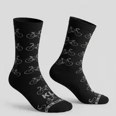 Meia Ciclismo Unissex Bicicletas Preta Mulher Homem Feminino Masculino Bike Biker Bicicleta Meião