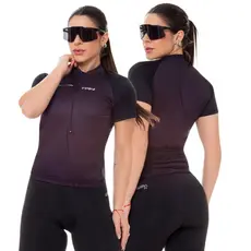 Camisa Camiseta de Ciclismo Feminina Manga Curta Com Bolsos Proteção UV50+ Roupa Bike Pedal Mtb