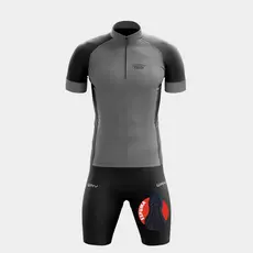 Conjunto Ciclismo Masculino Kit Roupa Camisa Pro Uv Slim Bermuda Espuma Confortável Bike Pedalar MTB