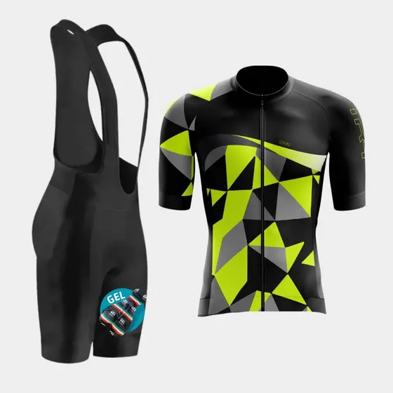 Conjunto Masculino de Ciclismo Bretelle e Camisa Ciclista Pedal MTB