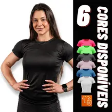 Camisa Camiseta Proteção Solar UV Academia Fitness Feminina Manga Curta Lisa Praia Blusa Térmica
