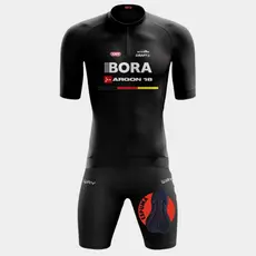 Conjunto Ciclismo Masculino Kit Camiseta Ziper Parcial Short Forro Espuma Roupa Pro Uv Bike MTB