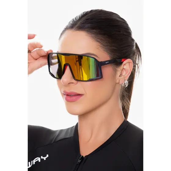 Óculos Esportivo Proteção Anti-uv 400 Corrida Ciclismo Bike Academia
