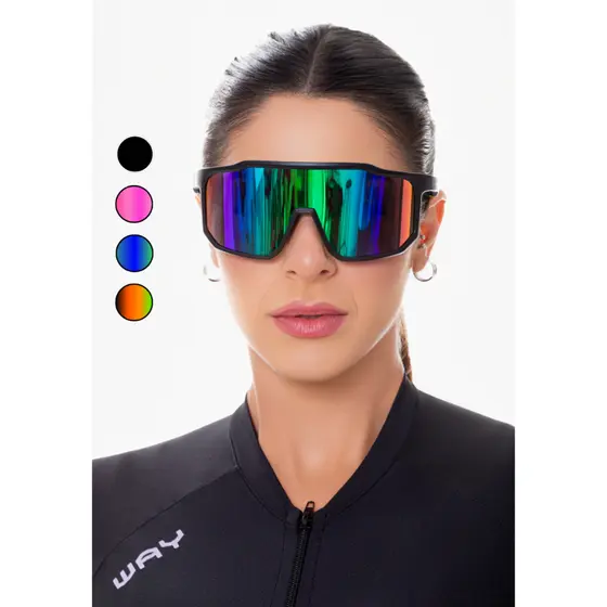 Óculos Ciclismo Corrida Esporte Beach Tennis Proteção Uv 400