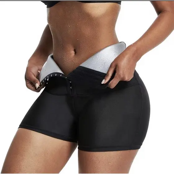 Short Sauna Emagrecimento Body Shaper Queima Gordura Cinta Modeladora Bermuda Térmica Shorts