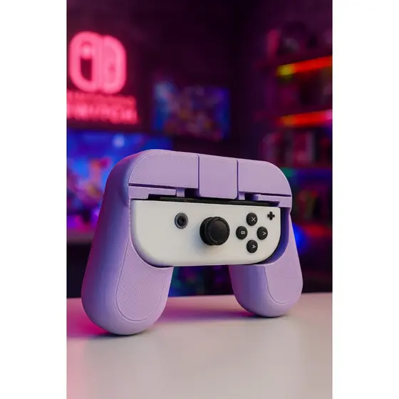 Suporte Gamepad Grip Joy Con Nintendo Switch Controle Ergonômico | Acessório Switch