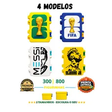 Caixa Organizadora Figurinhas Copa Do Mundo Case Caixa Estojo Coleção da Copa