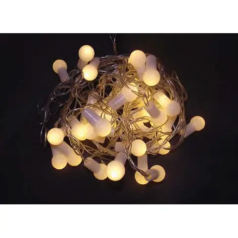 Cordão 40 Bolas Cristais Branco Quente 8 Funções 220v 6m 18184-88184
