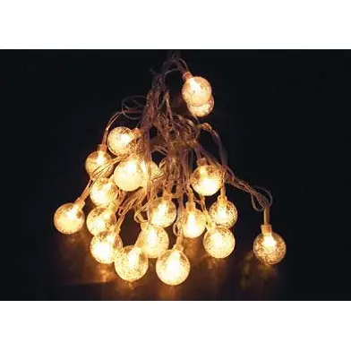 Cordão De 30 Leds Branco Quente Bolinhas Bivolt 18915