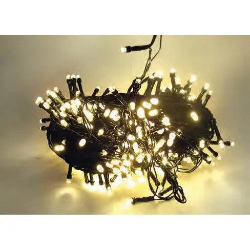 Pisca Luz Natal 100 Leds Fixo 10m Branco Quente 127v-19011 ou 220v-89011
