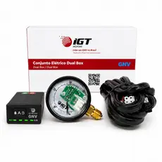 Conjunto Elétrico IGT D1000C - GNV (Caixa Comutadora + Chicote + Manômetro) - ORIGINAL