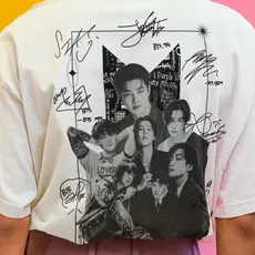 Camiseta Camisa Estampada Banda Btxs Kpop 100% Algodão Premium Fio 30.1 Estilosa De Qualidade