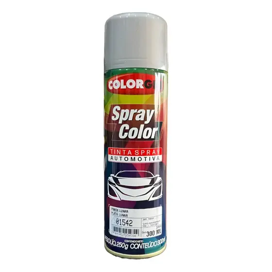 Spray Automotivo Colorgin Prata Lunar 300ml