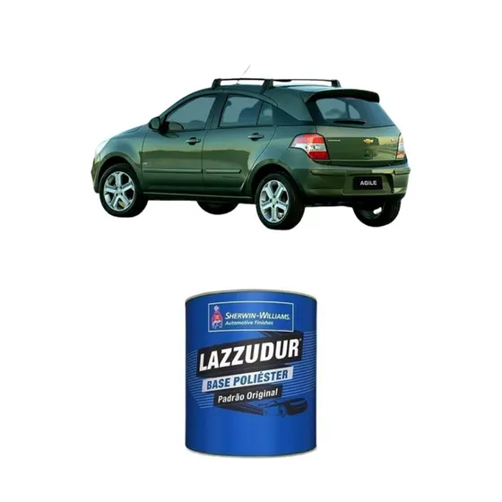 TINTA POLIESTER VERDE HERA MET - 195 GM 900ML
