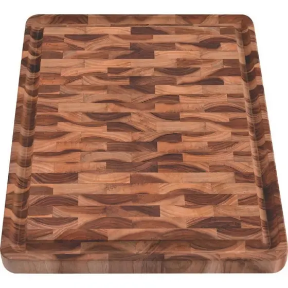 Tabua de Carne Grande Tramontina Madeira Pesada Churrasco Retangular 45cmx34cm