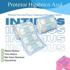 Protetor Higiênico 112x49 Papel 100 Und Na Cor Azul