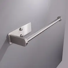 Porta papel toalha Kit bucha parafuso adesivo 3M aço inoxidável prateado resistente cozinha banheiro