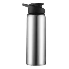 Garrafa Água 600ml Aluminio Squeeze Esportiva Tampa Rosqueável Alumínio Portátil e Livre de BPA
