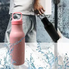 Garrafa Squeeze de Agua 650ml Alumínio para Academia Atividades Físicas com Alça