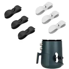 Organizador de Cabos de Silicone para Eletrodomésticos Kit 3 Unidades Air Fryer Cafeteira