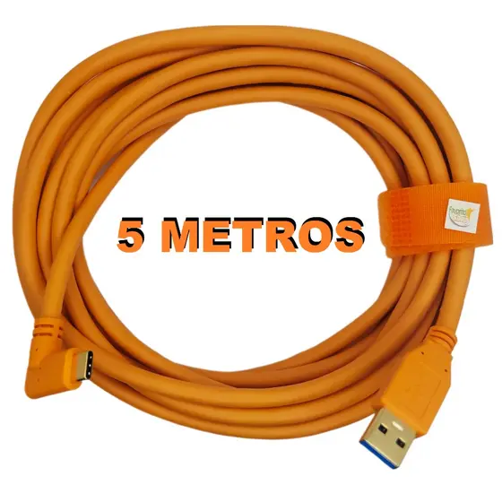 CABO TETHERING TETHER  USB 3.0 PARA CAMERA CANON  EOS R, EOS R100, EOS R6