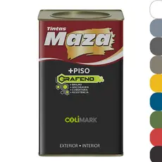 Tinta para Piso Mais Piso Grafeno 18L Maza - Todas as Cores Disponiveis