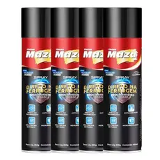 Kit 4 Spray Tinta Para Portão Enferrujado Ferro Esmalte Sintético Direto na Ferrugem 250g/400ml Maza