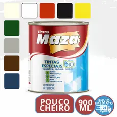 Tinta Esmalte A Base de água Brilhante 900ML Todas as Cores Disponíveis Pintura Externa e Interna